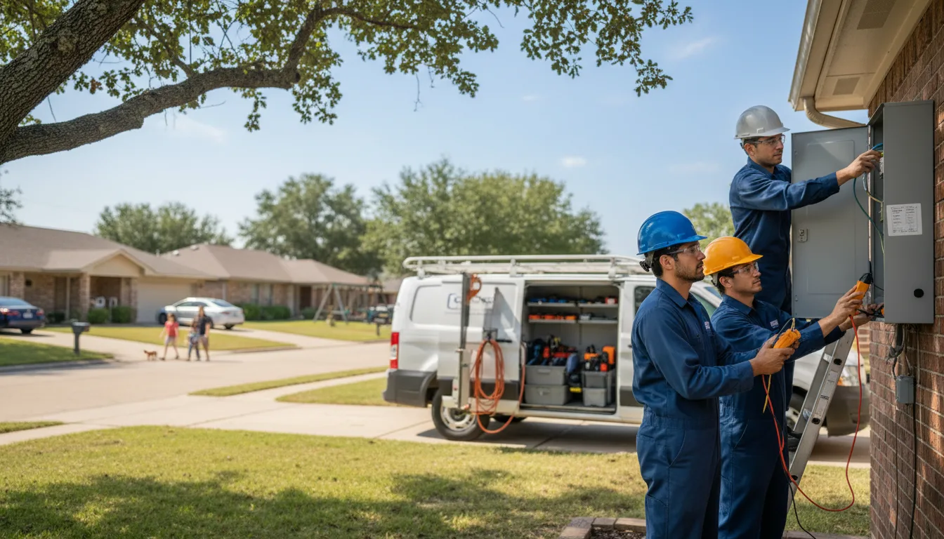 Certified electrician providing emergency electrical services in Deerfield, WI